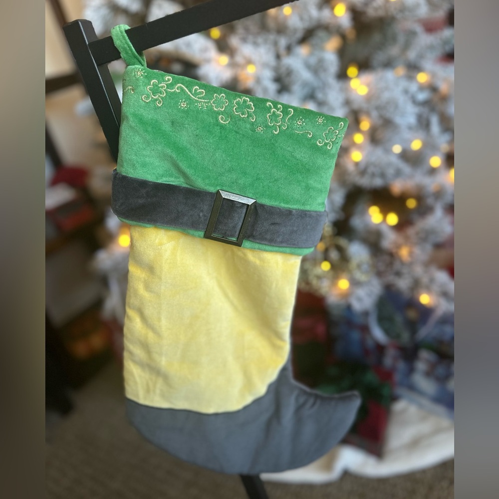 New Holiday Pottery Barn x Elf Velvet Christmas Stocking.